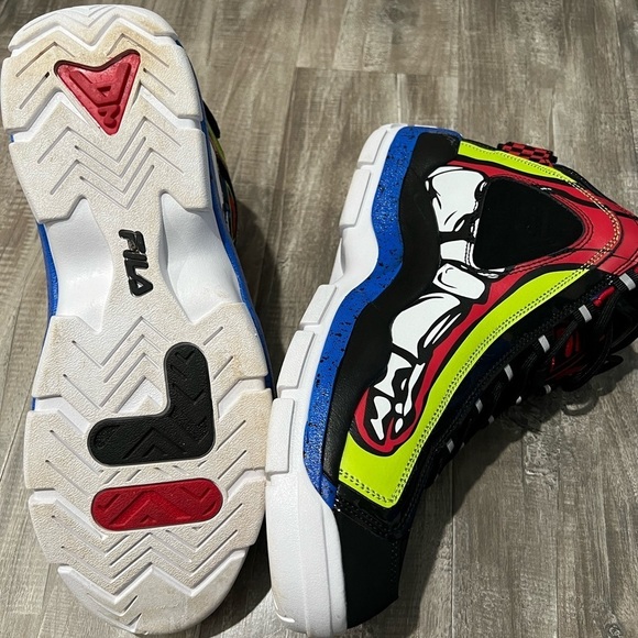 Fila Grant Hill 2 Racing High Top Sneakers Men's 1BM01855-048 Rare size 10,5 - Picture 8 of 13